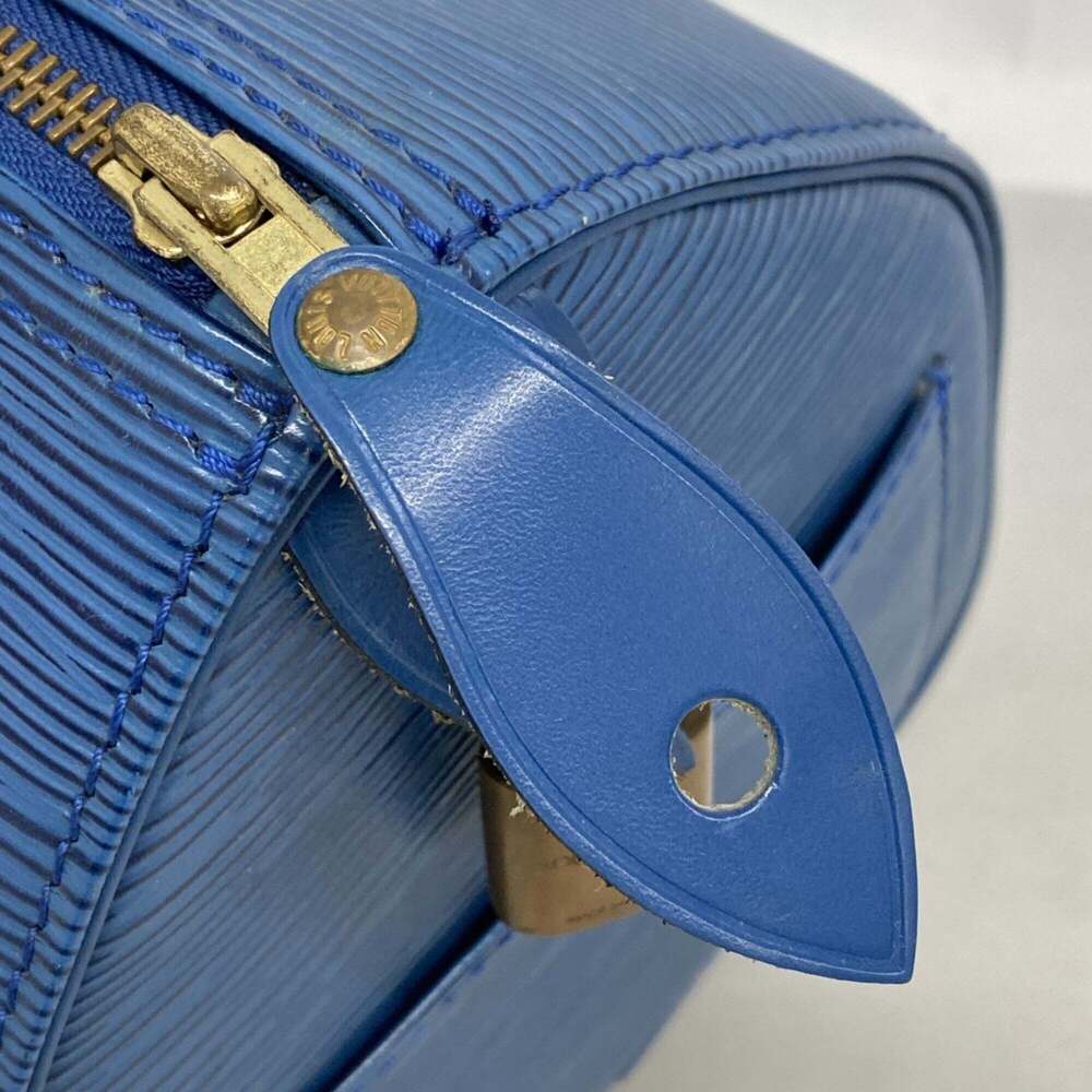 Louis Vuitton Epi Speedy 25 Handbag M43015 Toledo Blue Women's - Picture 11 of 12
